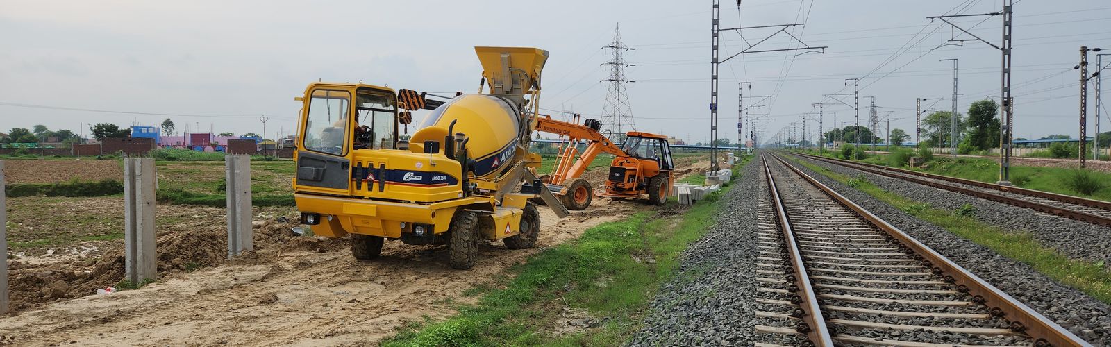 RCC Boundary wall project for Indian Railways